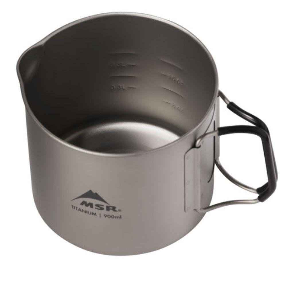 MSR Titan Titanium Kettle 900ML top view no lid