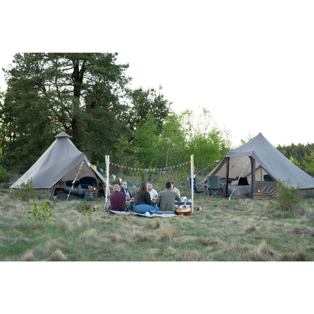 Easy Camp Moonlight Cabin Tent - 10 Man Tent in use