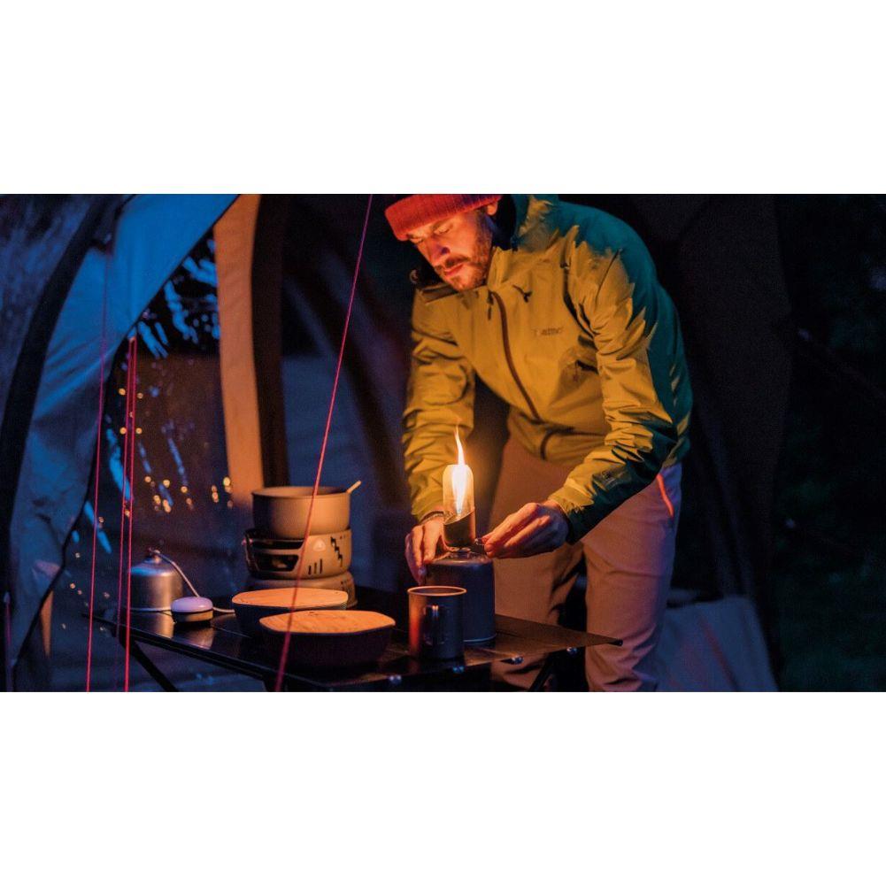 Robens Snowdon Gas Lantern being used
