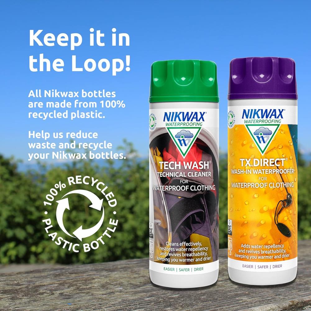 Nikwax Twin Tech Wash/TX Direct Wash In (300ml) keep in loop