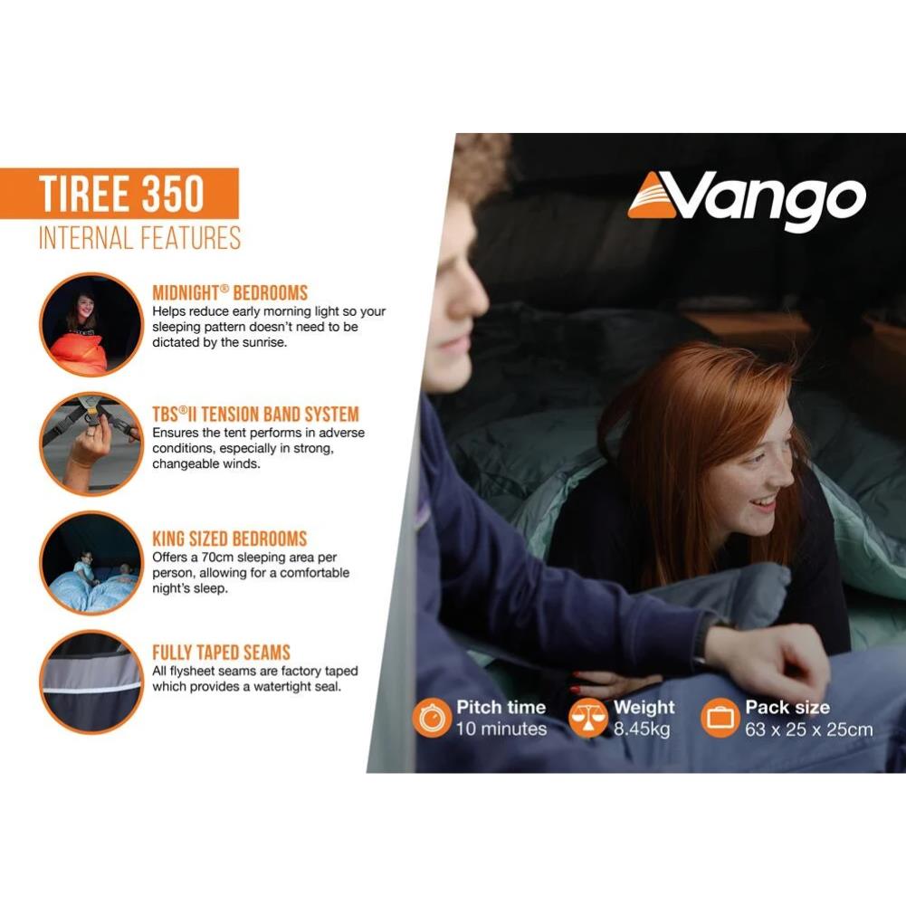 Vango Tiree 350 Tent Internal Features