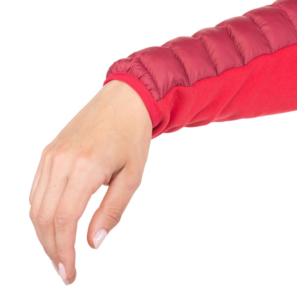Mountain Equipment Women&#39;s Particle Insulated Jacket (Capsicum/TibetanRed) sleeve