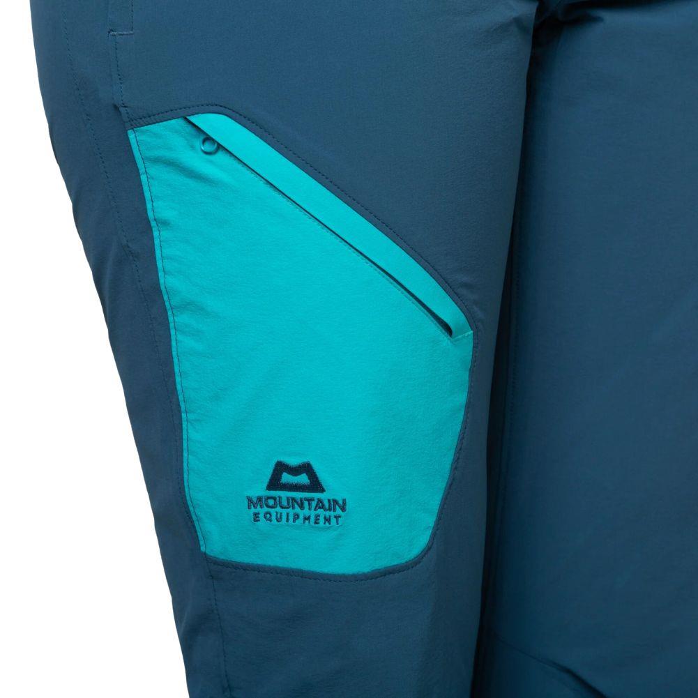 Mountain Equipment Women's Comici Pant (AC) (Majolica/Topaz) zipper