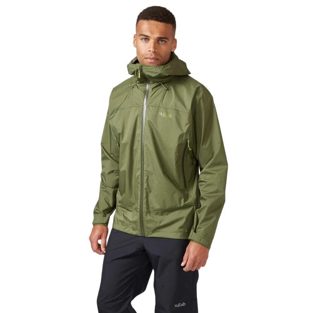 RAB Men's Downpour Plus Waterproof Jacket (Bracken) – Summits