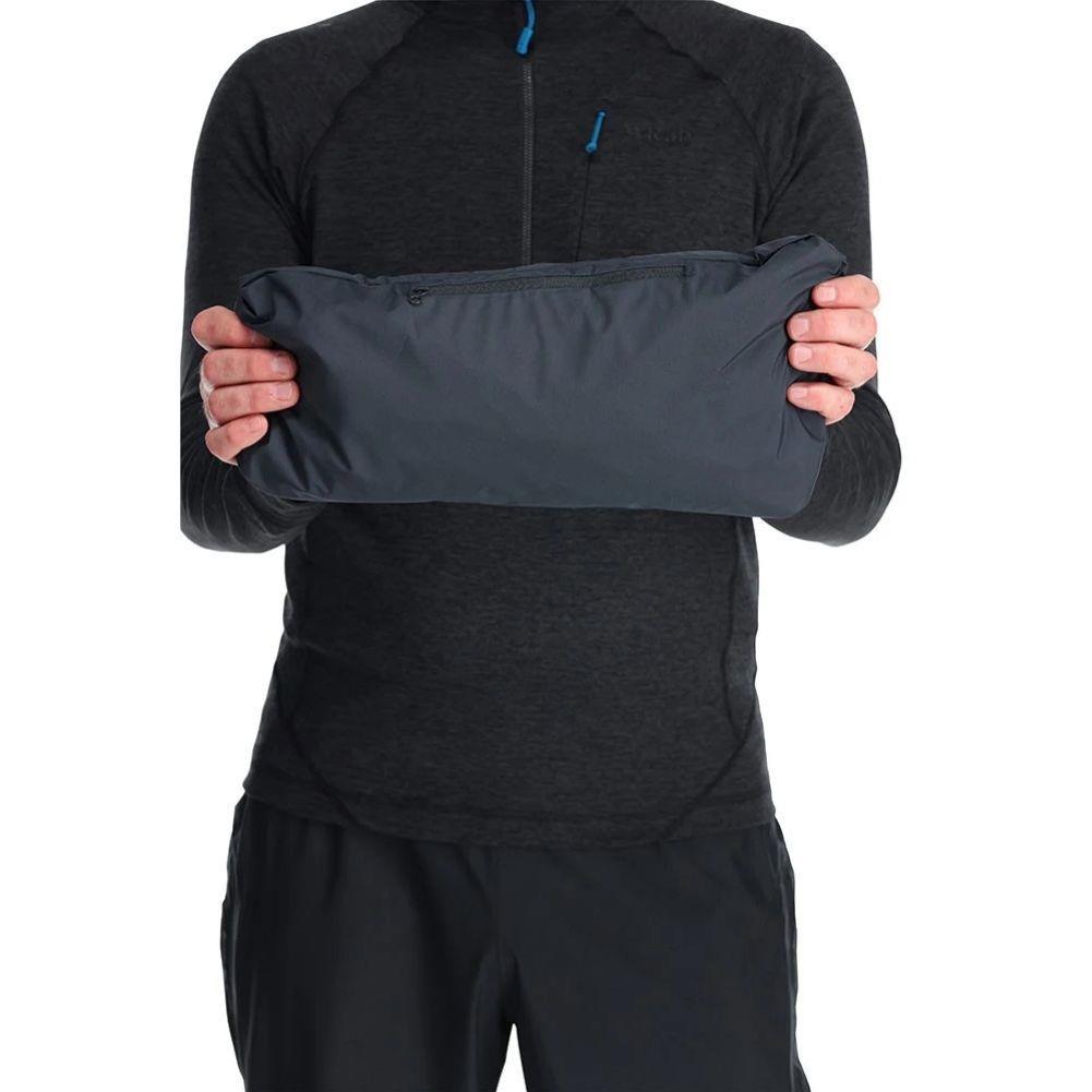 RAB Men&#39;s Downpour Eco Waterproof Jacket (Marmalade/Beluga)