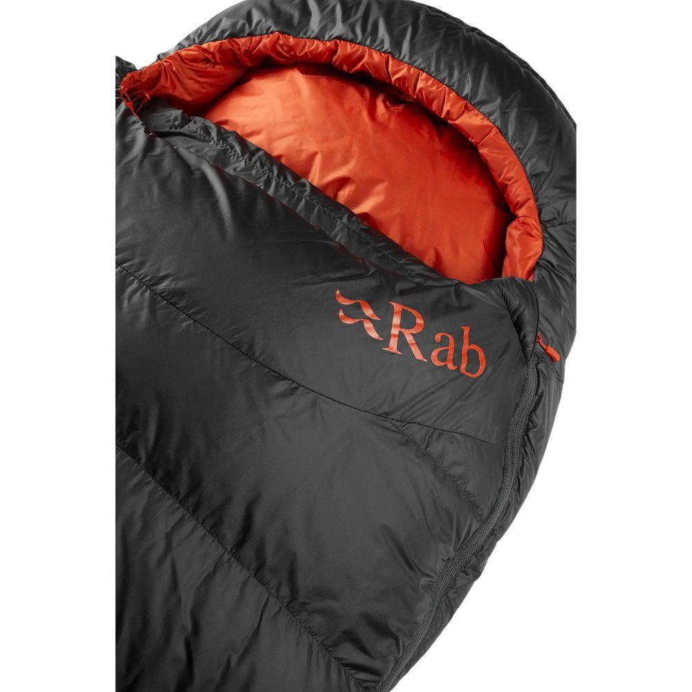 Rab Ascent 500 Down Sleeping Bag - Regular -Right Zip (Graphene) zoom up