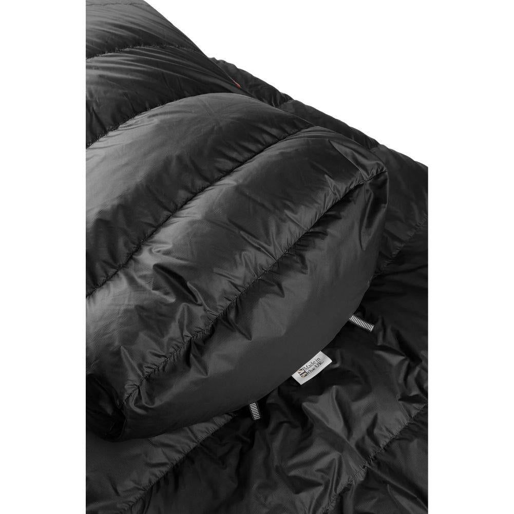 Rab Ascent 500 Down Sleeping Bag - Regular -Right Zip (Graphene) bottom