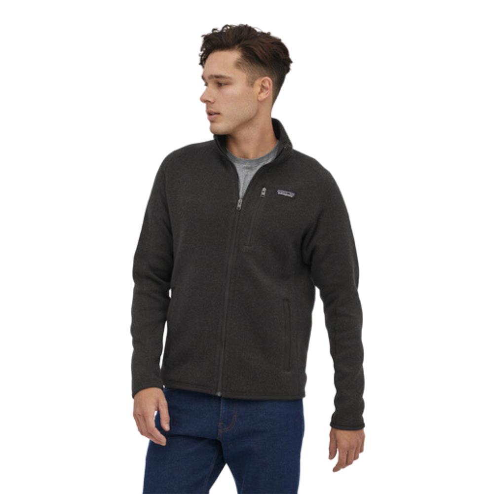 Patagonia Men&#39;s Better Sweater Fleece Jacket (Black) looking side