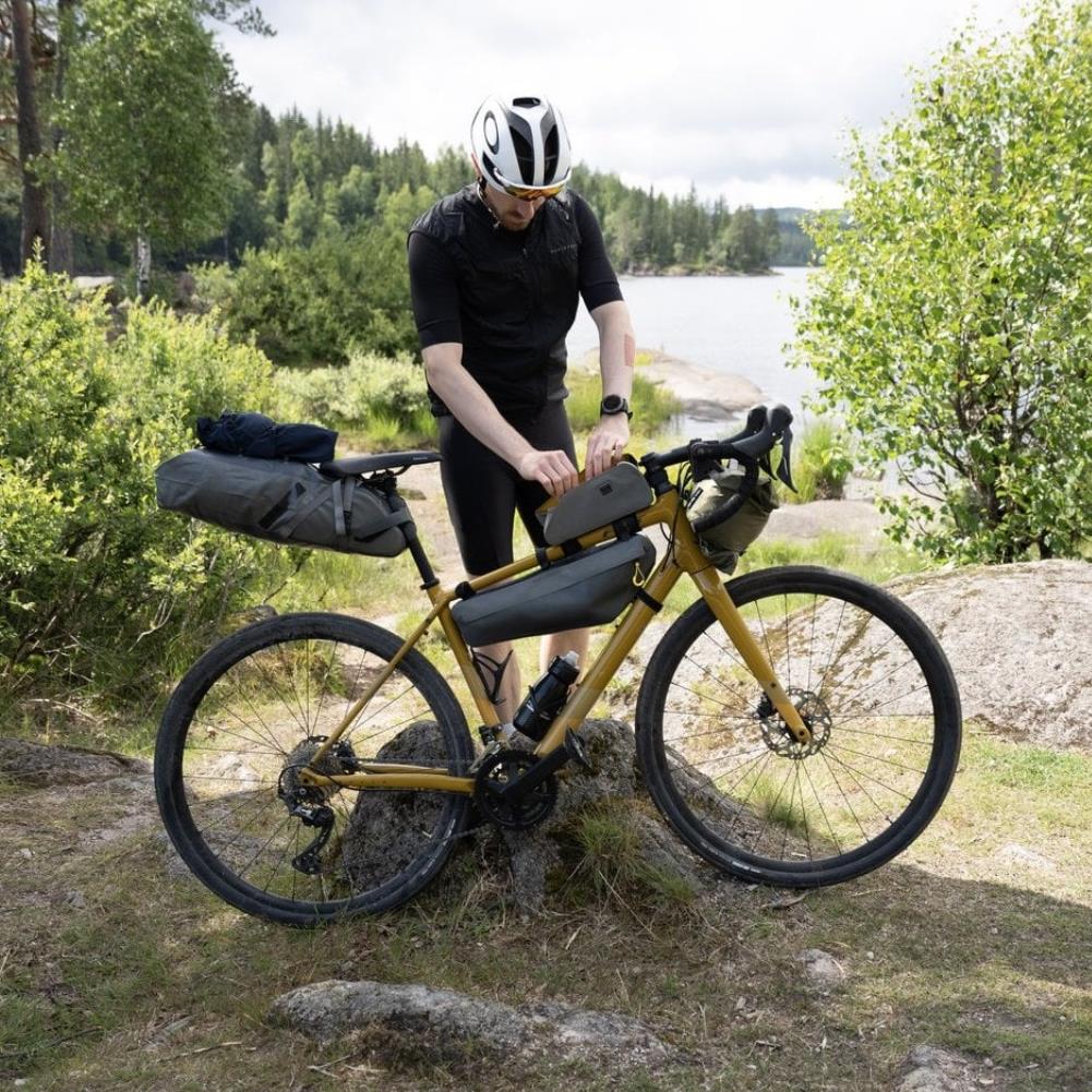 MSR Hubba Hubba 1 Tent - 1 Man Bikepacking Tent person on journey