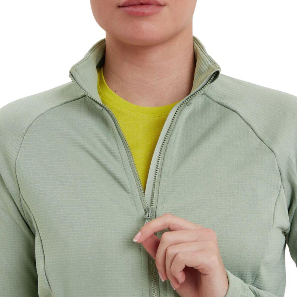 Montane Women&#39;s Protium Fleece Jacket (Pale Sage) zipper