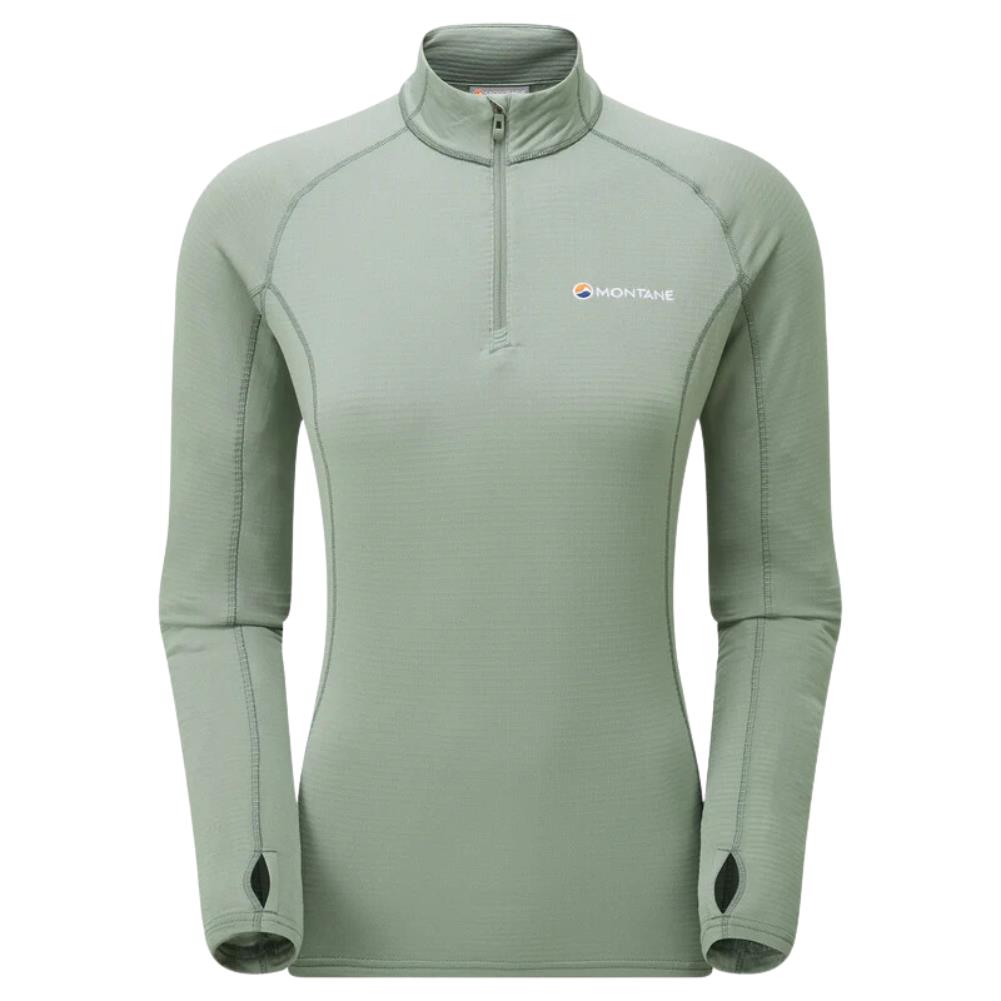 Montane Women's Allez Micro Pull-On Fleece Jacket (Pale Sage)
