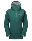 Montane Women's Phase Waterproof Jacket - 10 (Dark Wakame Green) Main