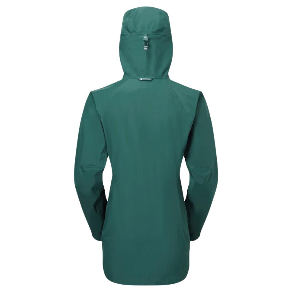 Montane Women&#39;s Phase Waterproof Jacket - 10 (Dark Wakame Green) back