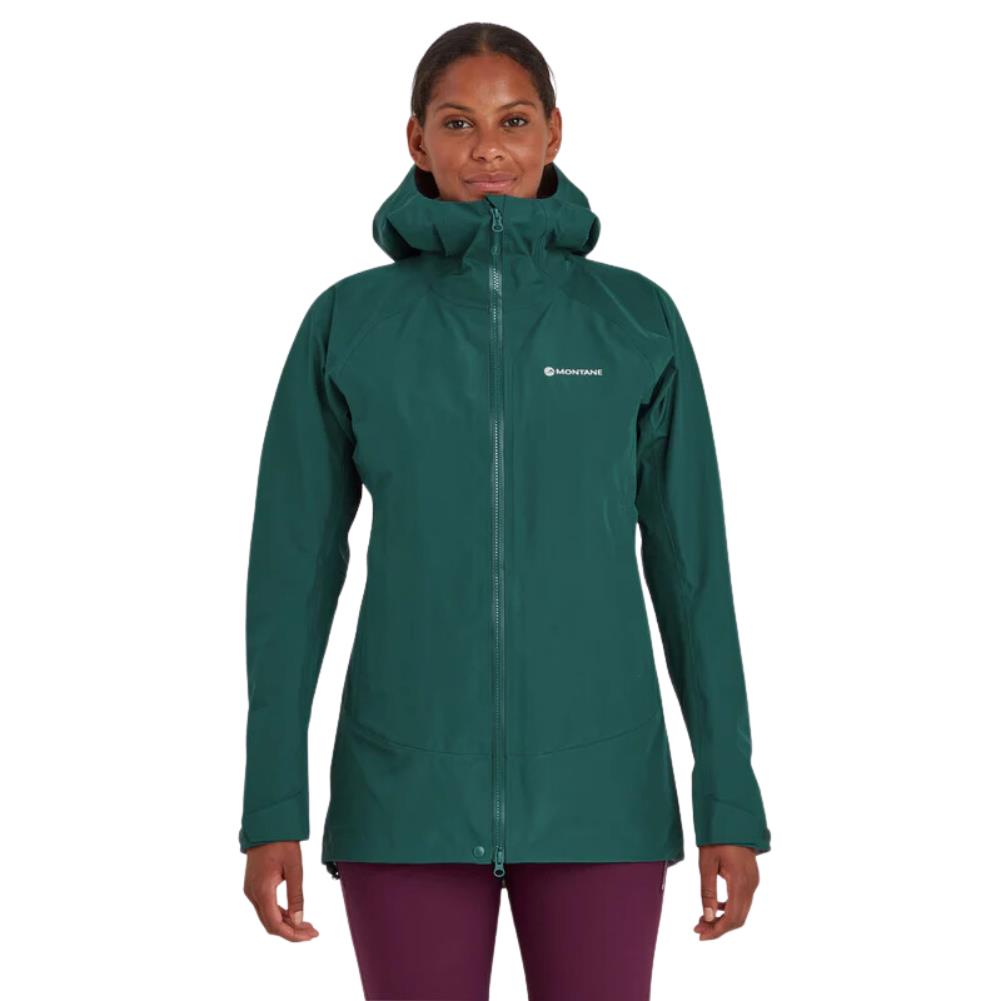 Montane Women&#39;s Phase Waterproof Jacket - 10 (Dark Wakame Green) model 