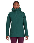 Montane Women's Phase Waterproof Jacket - 10 (Dark Wakame Green) model 