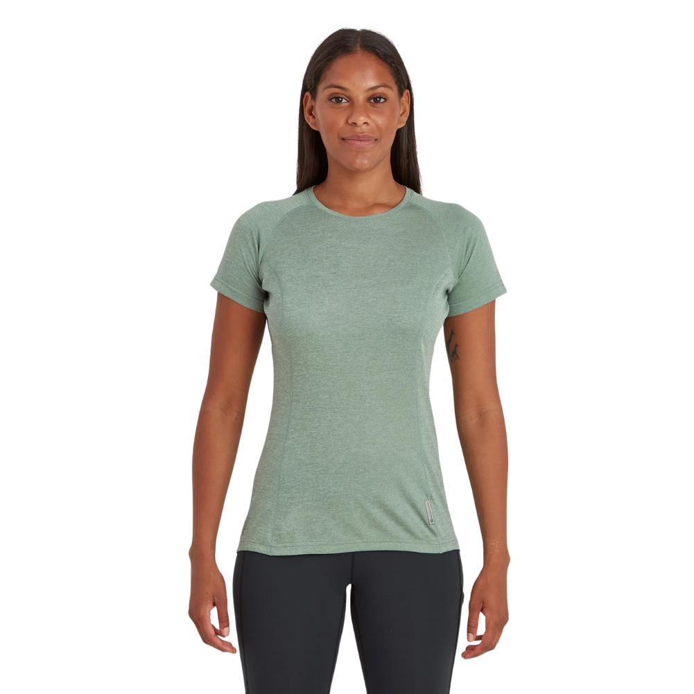 Montane Women's Dart T-Shirt (Pale Sage) model front