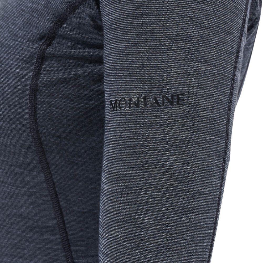 Montane Women&#39;s PRIMINO 140 Zip Neck Baselayer (Black) logo