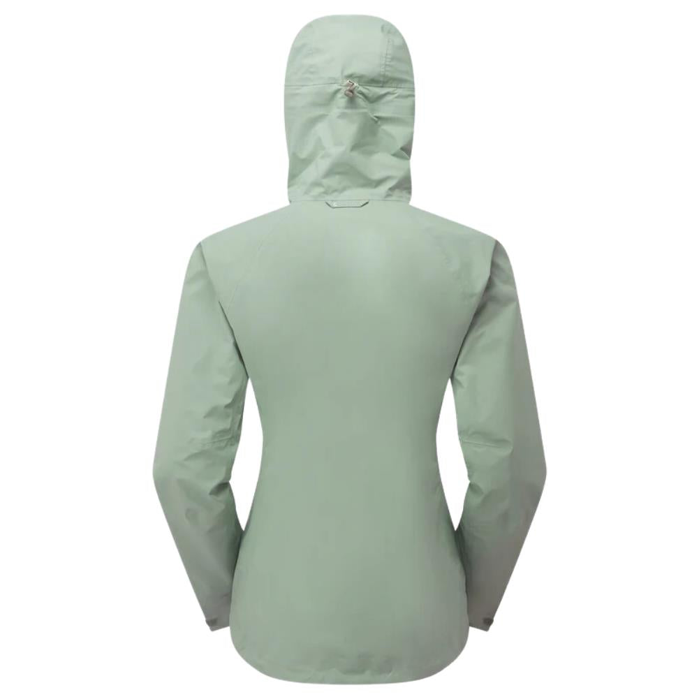 Montane Women's Phase Lite Waterproof Jacket (Pale Sage) back