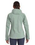 Montane Women's Phase Lite Waterproof Jacket (Pale Sage) back