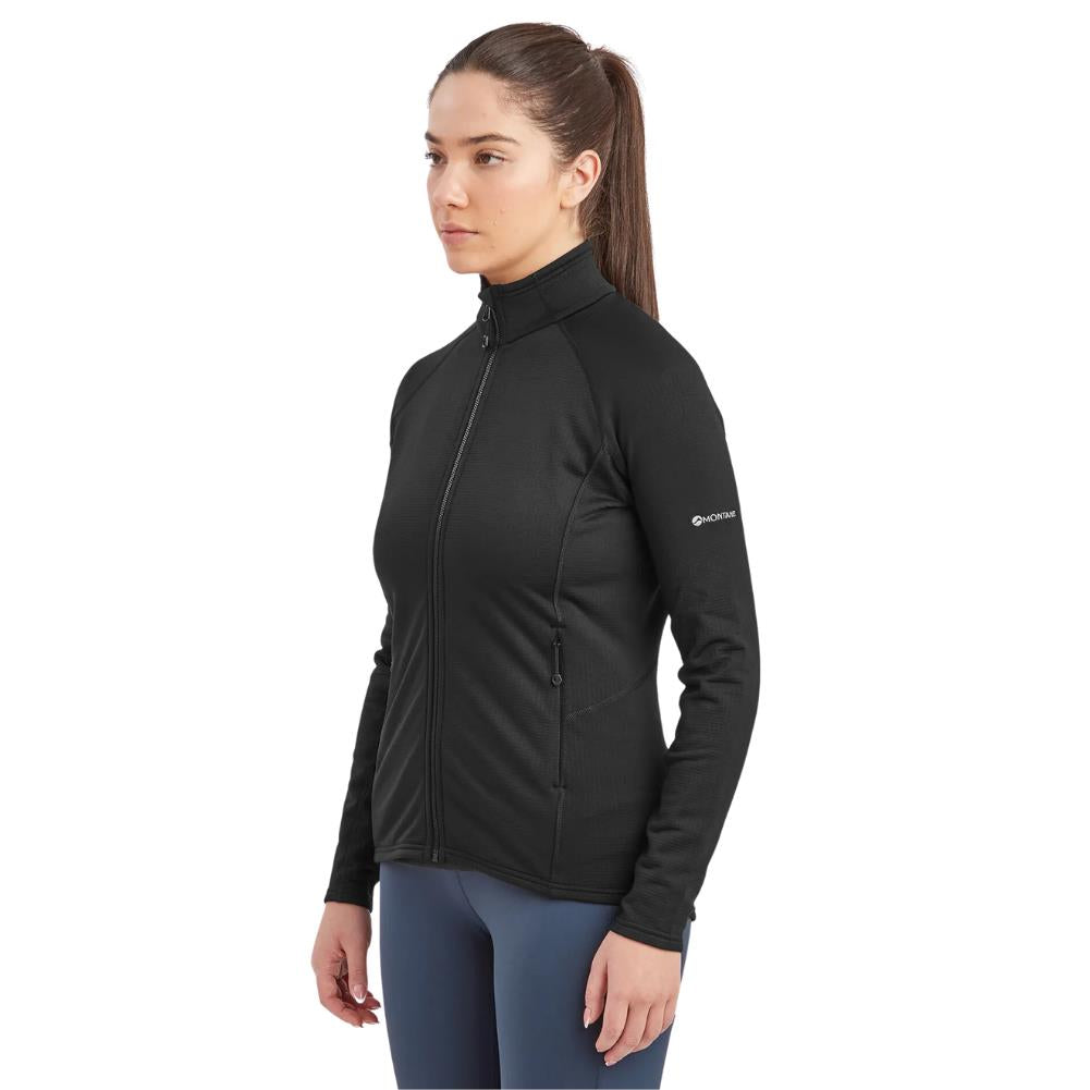 Montane Women's Protium Fleece Jacket (Black) angle