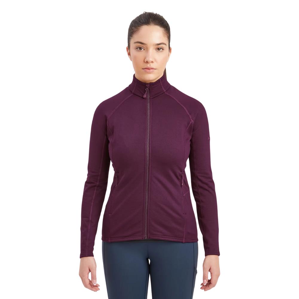 Montane Women's Protium Fleece Jacket (Saskatoon Berry) model front