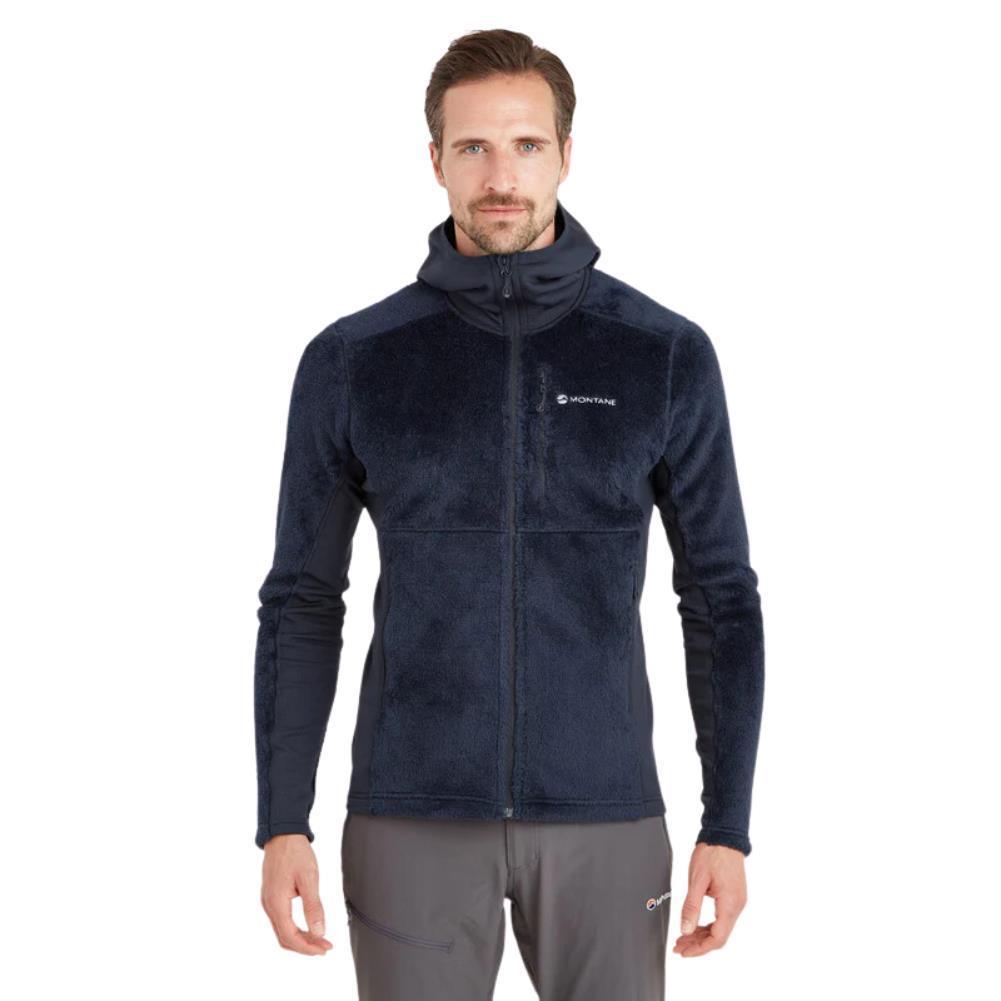 Montane Men's Protium XPD Hooded Fleece Jacket (Eclipse Blue) front model