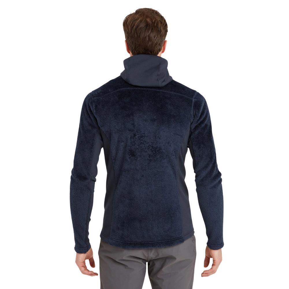 Montane Men&#39;s Protium XPD Hooded Fleece Jacket (Eclipse Blue) model back