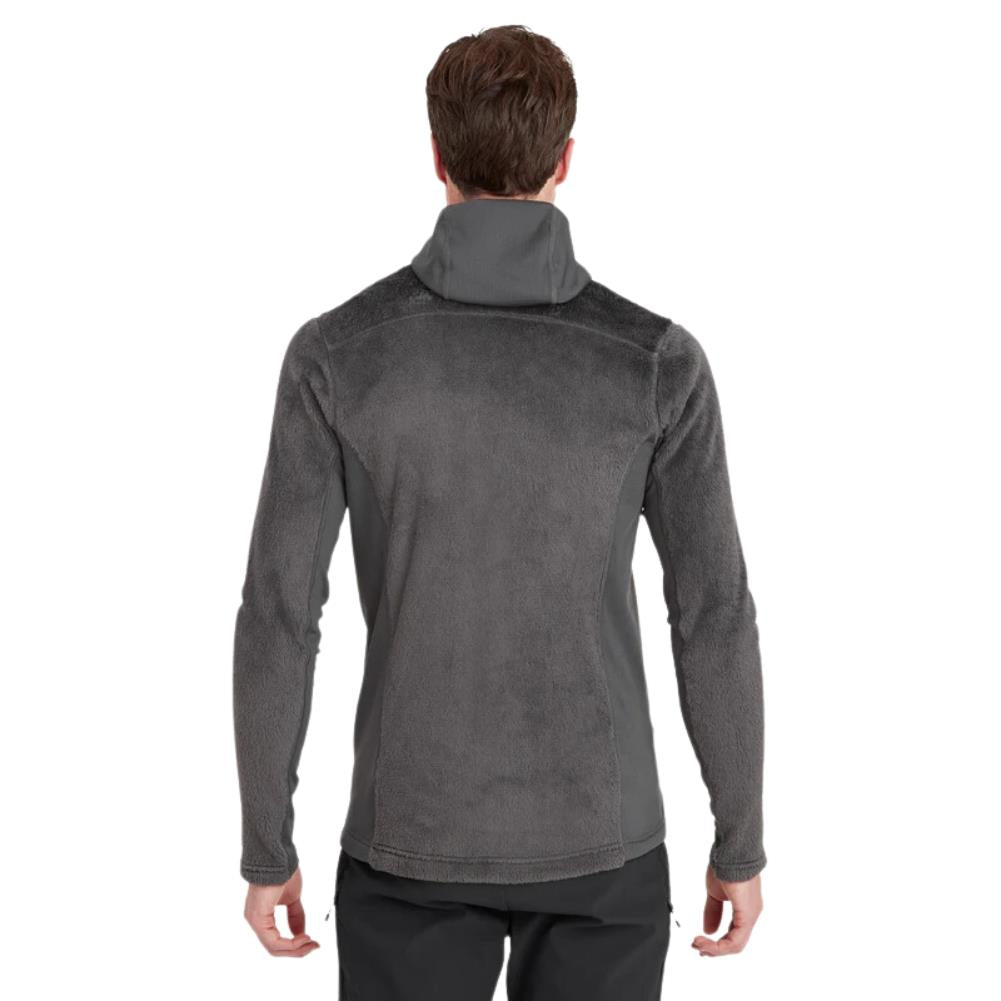 Montane Men's Protium XPD Hooded Fleece Jacket - L (Slate) Model back