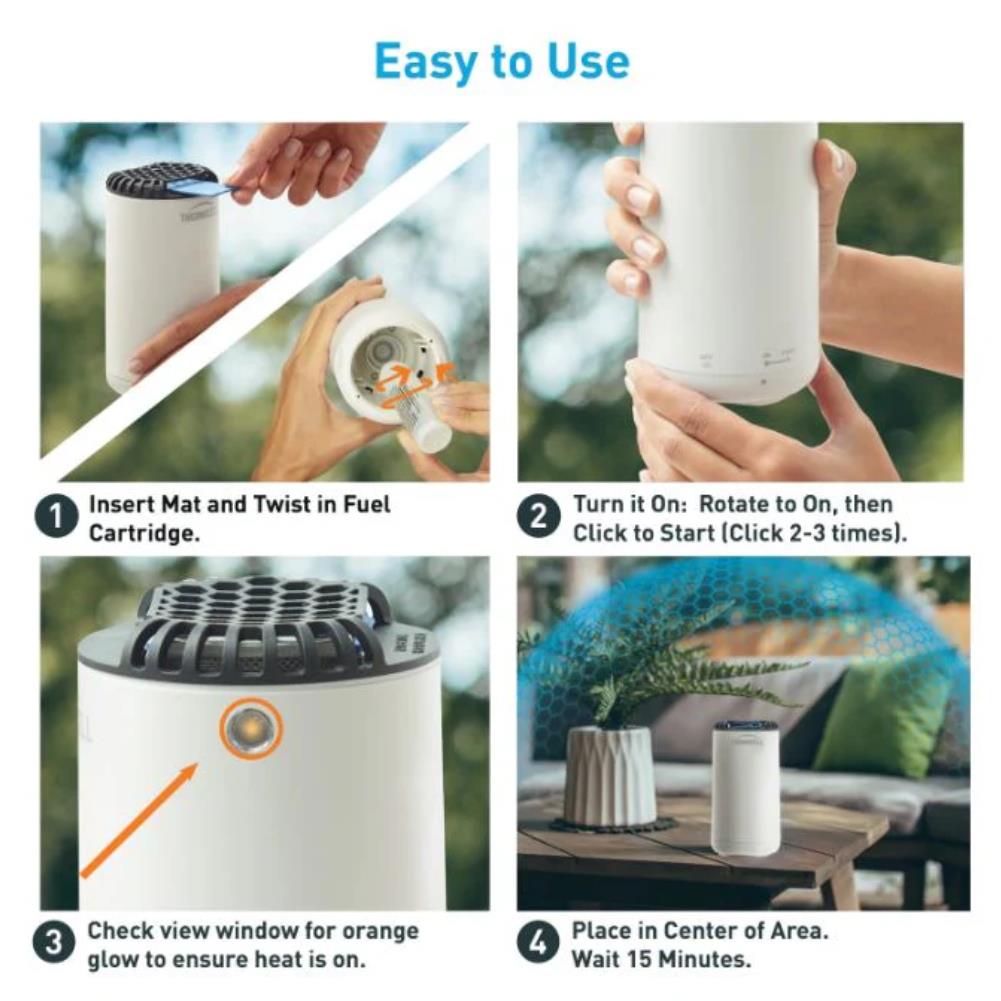Thermacell Halo Mini Mosquito &amp; Midge Repeller (White)