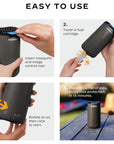 Thermacell Halo Mini Mosquito & Midge Repeller (Graphite) how to use