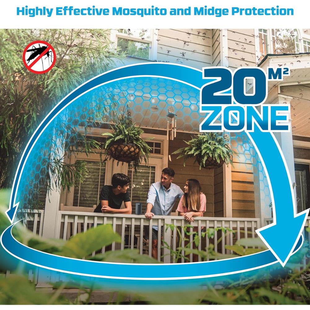 Thermacell Halo Mini Mosquito &amp; Midge Repeller (Graphite) free of bugs
