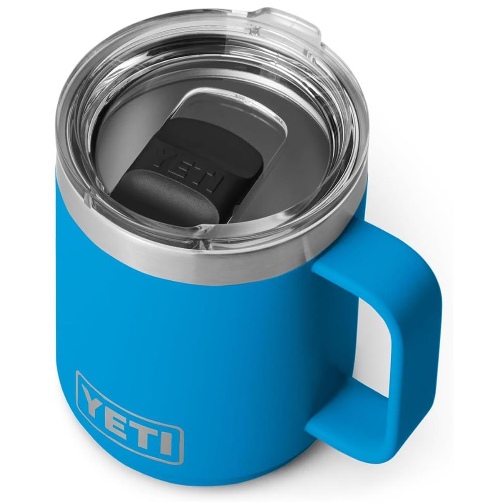 Yeti Rambler 10 OZ Mug (Big Blue Wave) top angle
