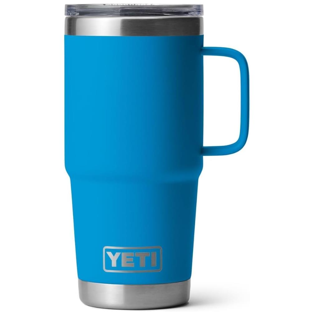 Yeti Rambler 20 OZ Travel Mug (Big Wave Blue)