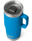 Yeti Rambler 20 OZ Travel Mug (Big Wave Blue) top angle