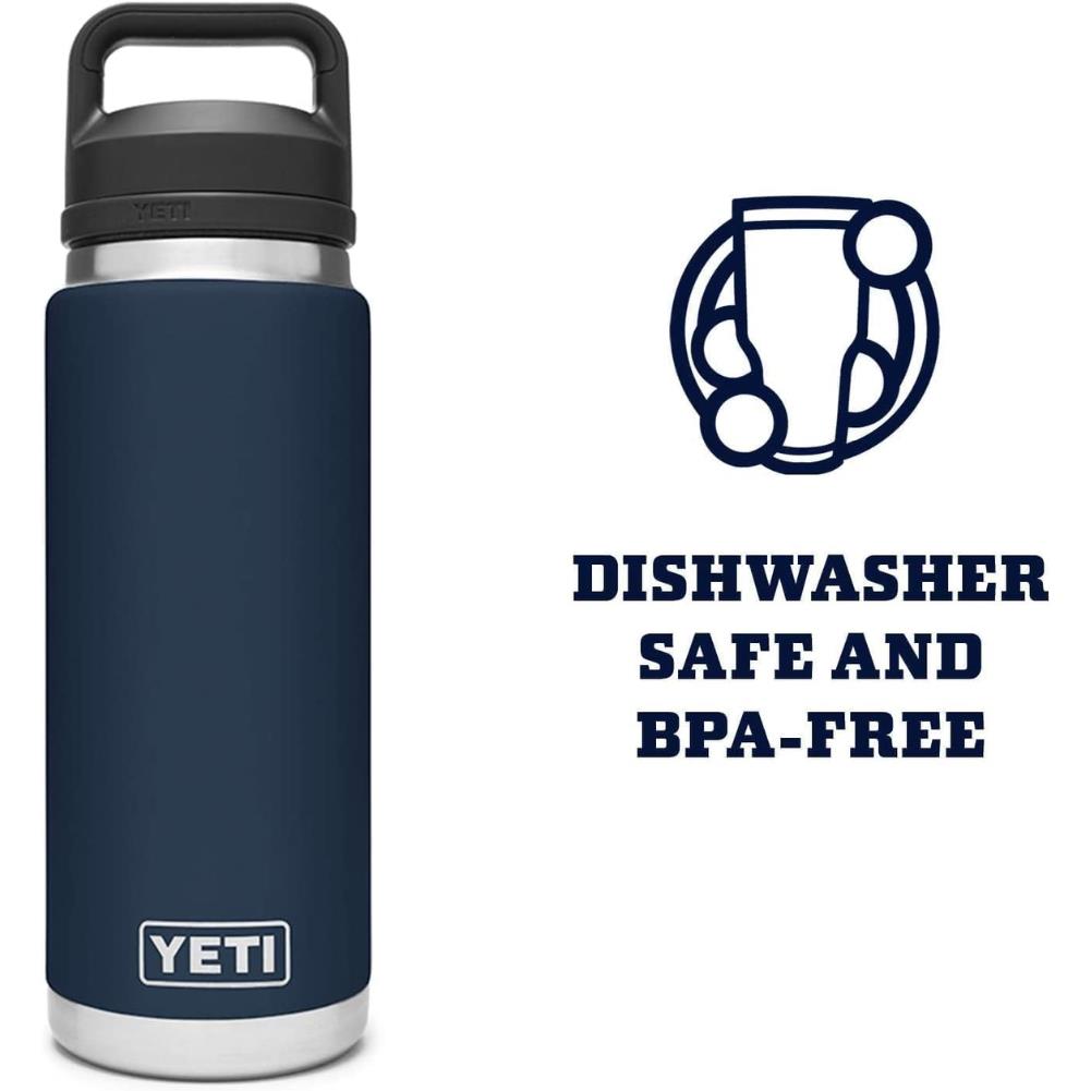 Yeti Rambler 36 oz Chug Bottle (Navy) dishwasher