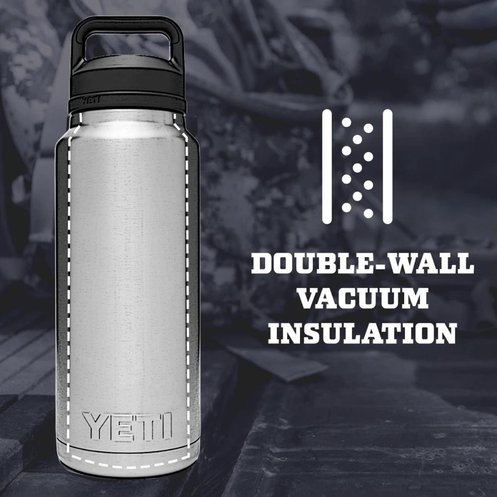 Yeti Rambler 36 oz Chug Bottle (Navy)double wall