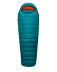 Rab Women's Ascent 500 Left Zip Down Sleeping Bag (Marina Blue)