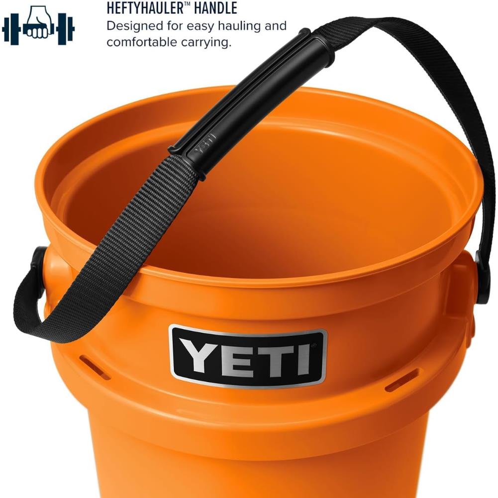 Yeti Loadout 5 Gallon Bucket (King Crab) hefty handle