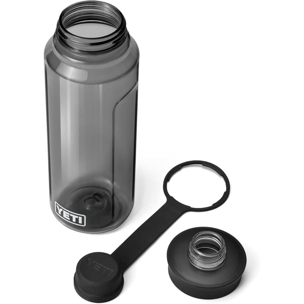 Yeti Yonder Tether 34oz (1L) Water Bottle (Charcoal) lid open