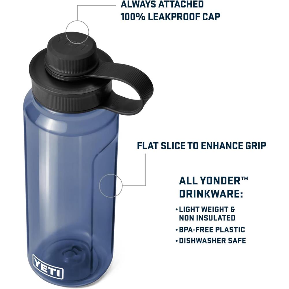 Yeti Yonder Tether 34oz (1L) Water Bottle (Charcoal) info