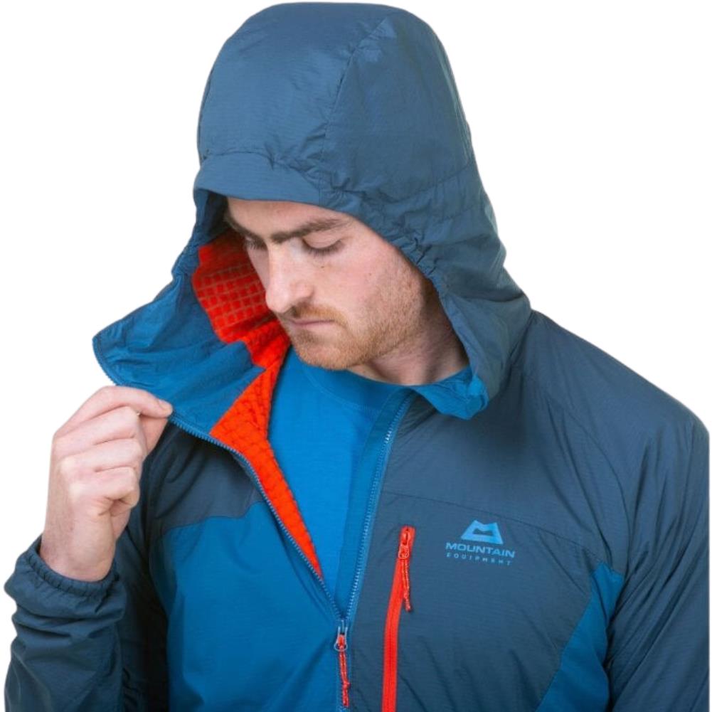 Mountain Equipment Men&#39;s Aerotherm Jacket (Alto/Majolica) close up