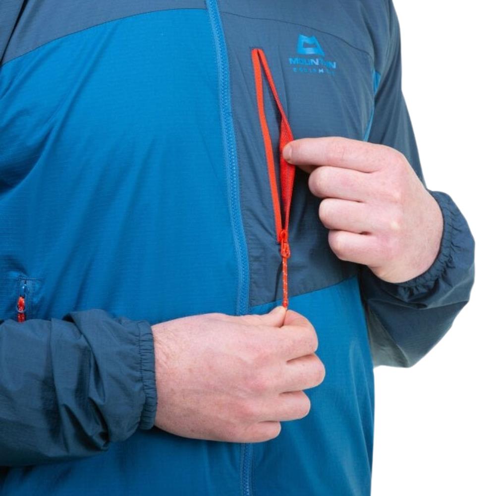 Mountain Equipment Men&#39;s Aerotherm Jacket (Alto/Majolica) pocket zipper