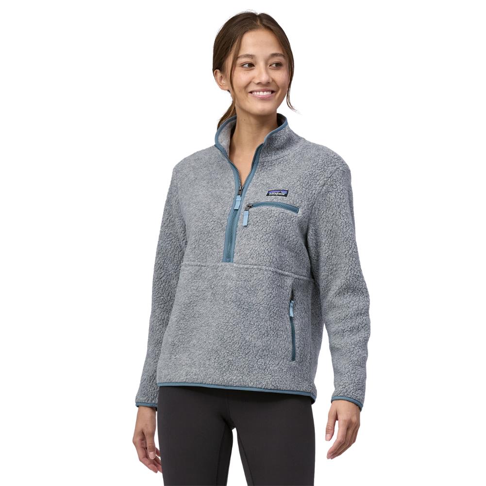 Patagonia Women's Retro Pile Fleece Marsupial - 10UK (Salt Grey w/Light Plume Grey) model