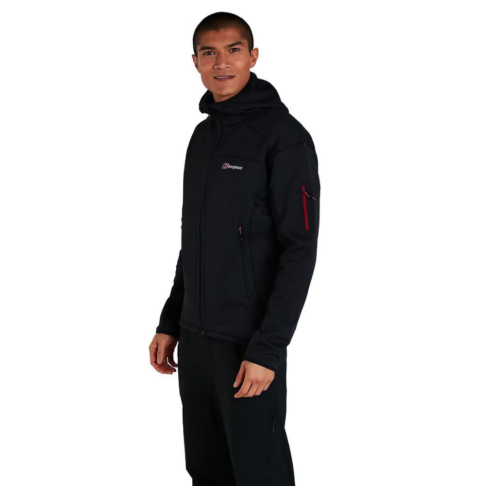 Berghaus Men's Pravitale MTN 2.0 Hooded Jacket (Grey/Black) side 