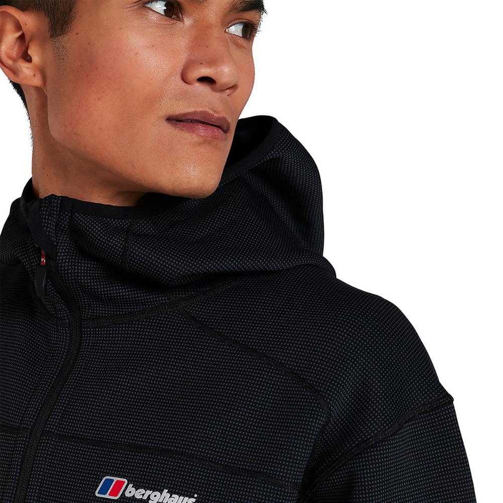 Berghaus Men&#39;s Pravitale MTN 2.0 Hooded Jacket (Grey/Black) hoody
