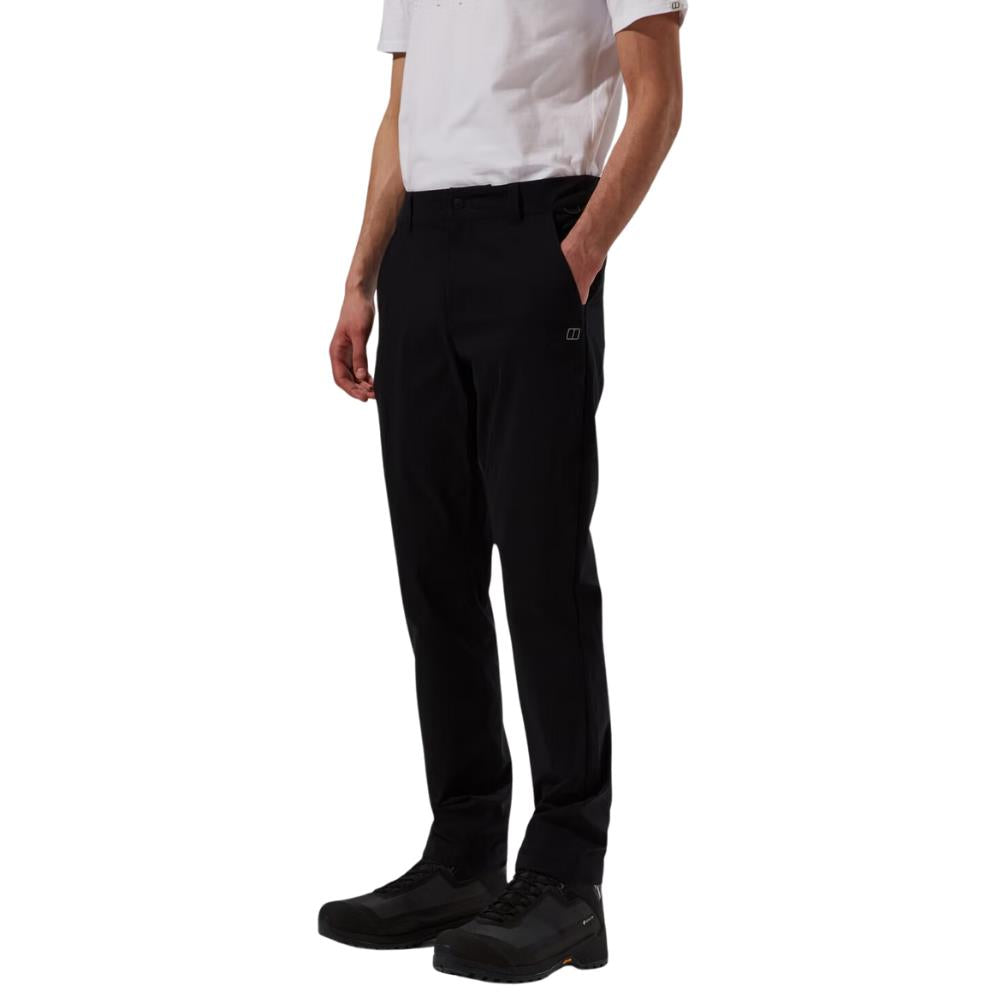 Berghaus Men's Everyday Straight Pant (Jet Black) side angle