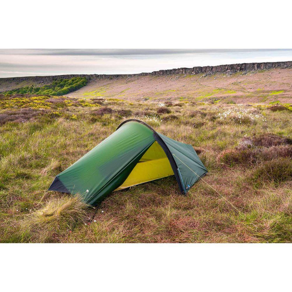 Terra Nova Laser Compact 1 Tent - 1 Man Lightweight Tent (2024) - Pitched Open