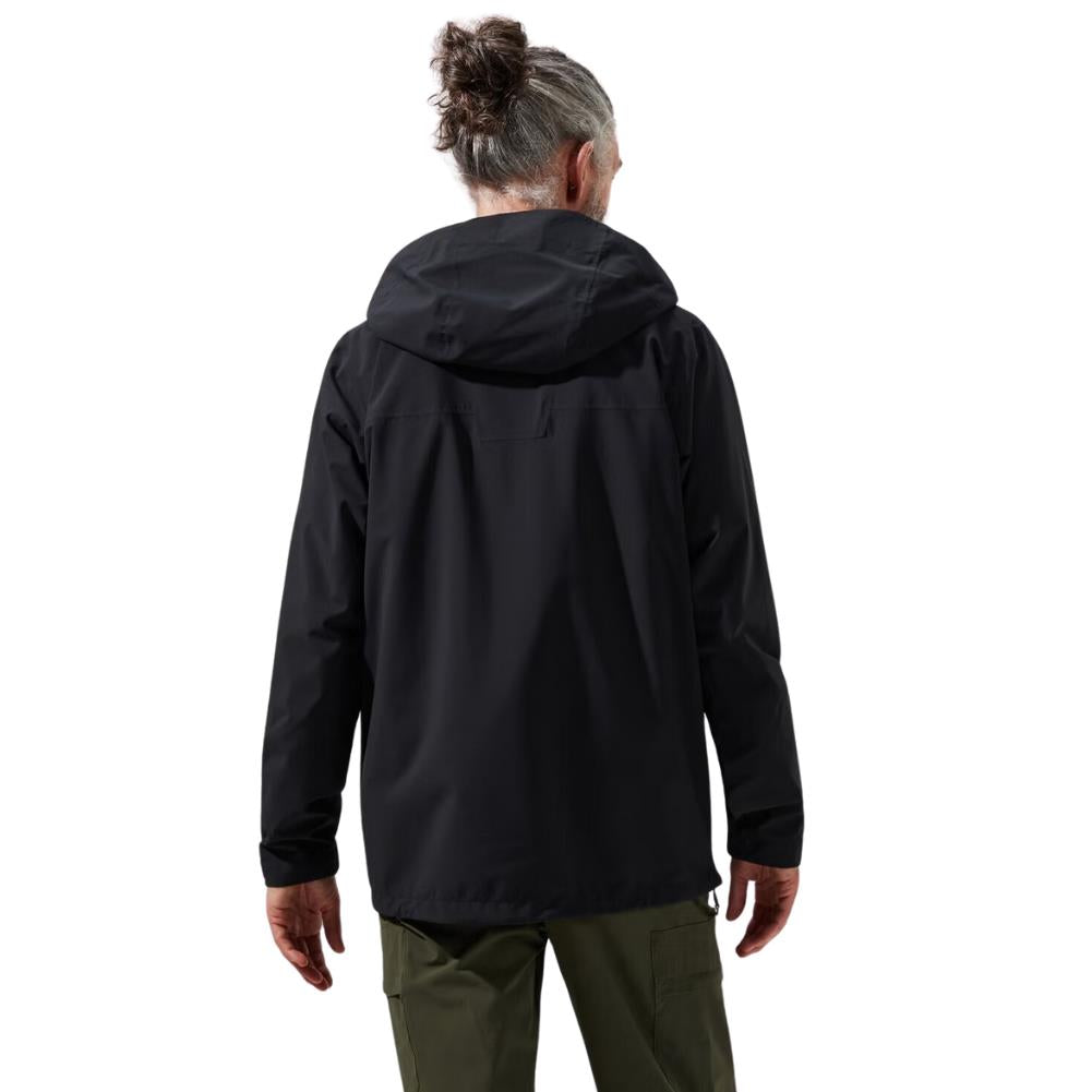 Berghaus Men&#39;s Arnaby Hooded Waterproof Jacket (Black)