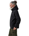 Berghaus Men's Arnaby Hooded Waterproof Jacket (Black) side angle