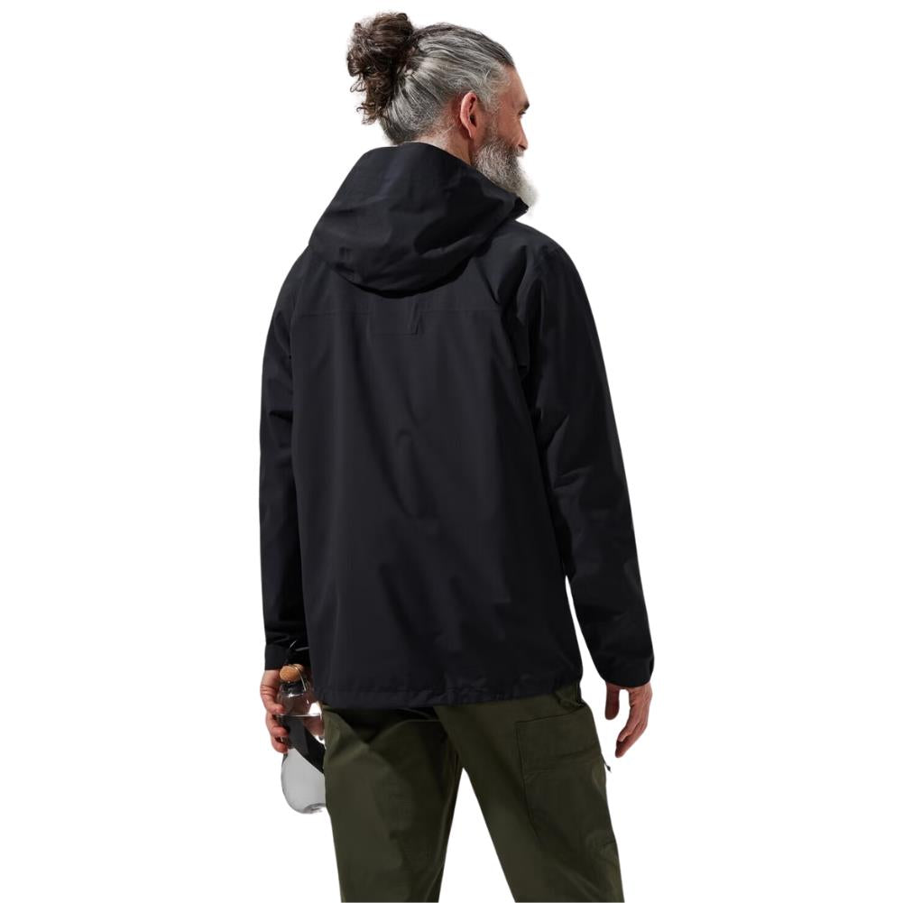 Berghaus Men&#39;s Arnaby Hooded Waterproof Jacket (Black)